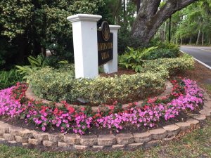 Commercial lanscape installation in Ponte Vedra Beach by Rockaway