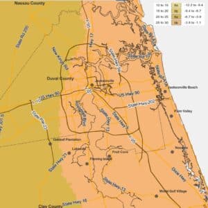 2023 USDA Plant Hardiness Zone Map Jacksonville Florida